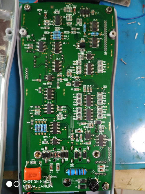 拆修同惠手持電橋th2821液晶屏缺字